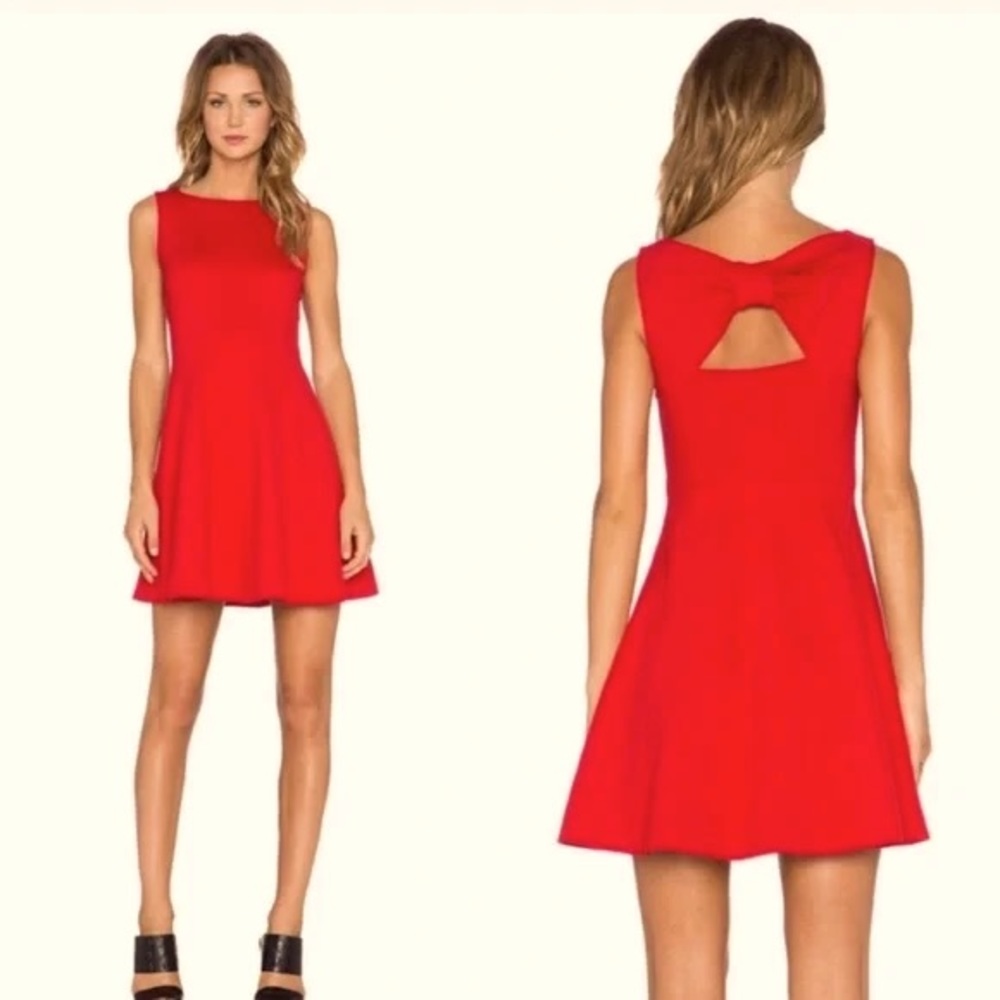 Bateau neckline mini dress